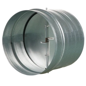 6 In. Galvanized Back-draft Damper With Rubber Seal | - Picture 1 of 12