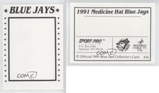 1991 Sport Pro Medicine Hat Blue Jays Medicine Hat Blue Jays Team #28