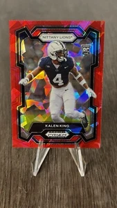 2024 Panini Prizm Draft Picks - Red Ice Prizm #139 Kalen King (RC) - Picture 1 of 2