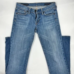 Citizens Of Humanity Womens Kelley Jeans Size 27 Blue Denim Cotton Distressed - Picture 1 of 11