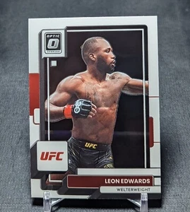Leon Edwards 2023 Panini Donruss Optic UFC MMA Card Base #3 - Picture 1 of 2