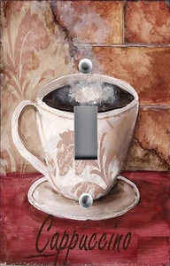 Light Switch Plate Switchplate & Outlet Covers COFFEE CAFFE ITALIAN CAPPUCCINO - Picture 1 of 26