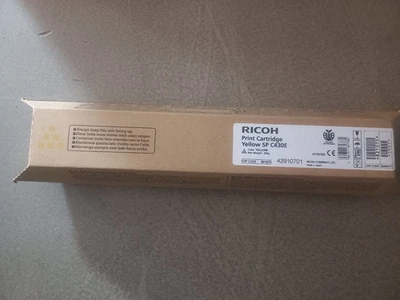 CARTUCHO DE TÓNER AMARILLO RICOH SP C430E ORIGINAL SERIE 821075 SP C430 Foto 1 de 3