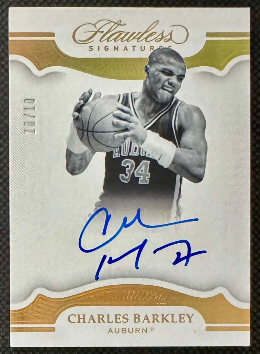 Charles Barkley Autographed Basketball Original Trading Cards