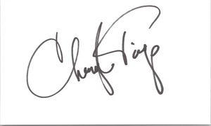 Cheryl Tiegs signed 3x5 Karteikarte handsigniert - Bild 1 von 2