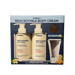 KUNDAL Crema Corpo Crema Latte di Soia Ricco 500ml+500ml Manca Vaniglia Morbida - Foto 1 di 4