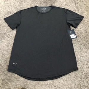 BYLT Pulse T-Shirt Manica Corta Drop Cut Uomo Taglia XL Nera Fantasia Nuova con etichette - Foto 1 di 8
