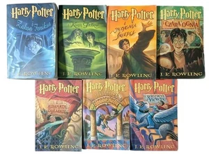 Harry Potter Book Set Lot POLISH JK Rowling Polska Complete Import 2006 TPB - Picture 1 of 11