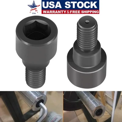 Paquete de 2 pernos hexagonales para barras olímpicas barras de rizo barras de tríceps barra de mancuernas Foto 1 de 4