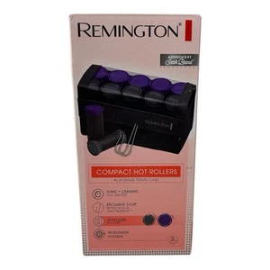 Remington Compact Hot Rollers Ceramic Worldwide Voltage Travel Hair Setter NEW - Picture 1 of 7
