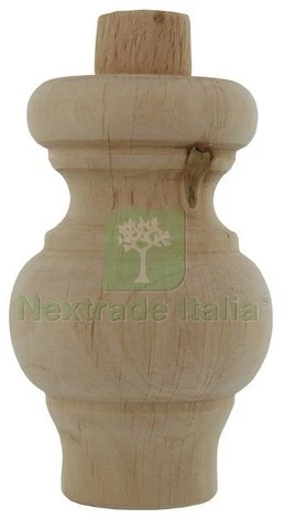 8PZ PIEDE LEGNO GREZZO ART.53009 MM.64X95: - Immagine 1 di 1