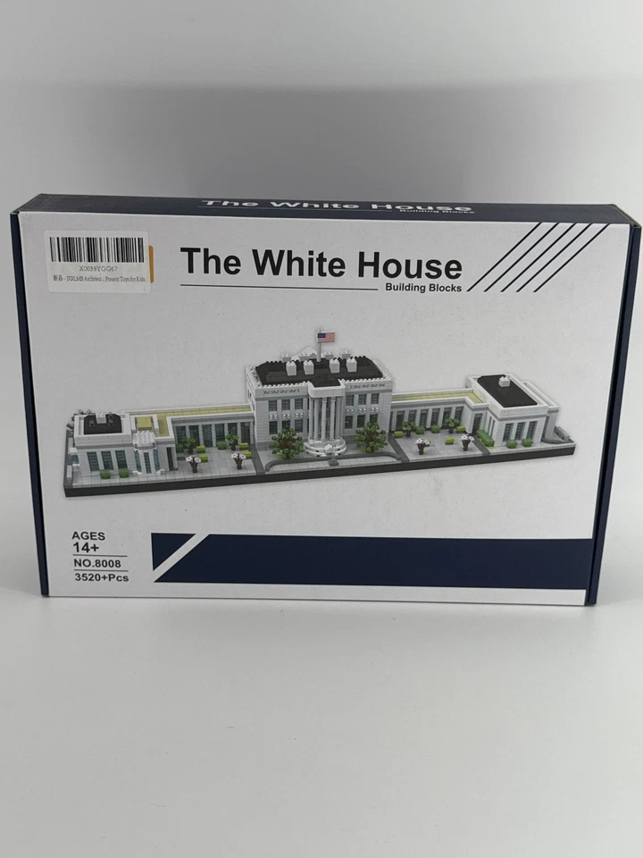 The White House Architecture Building Blocks Kit 3520+ Pcs Model 8008 Ages 14+ - Image 1 of 4