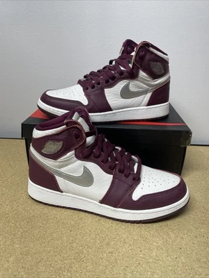 Air Jordan 1 Retro High “Bordeaux” GS Size 7Y / Women’s 8.5 (575441-611) CLEAN!! - Image 1 of 4