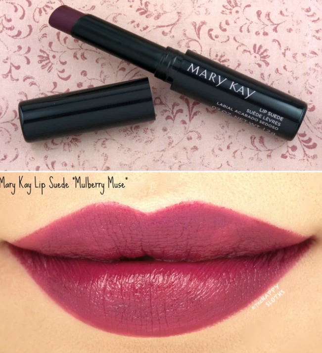Mary Kay Lip Suede Lipstick Mulberry Muse .07 Net WT 106215 New Discontinued - Image 1 of 1