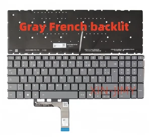 French Backlit Laptop Keyboard For Lenovo Yoga Pro 9 16IRP8 83BY with AI Key - Picture 1 of 2