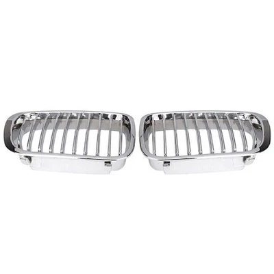 Rejilla delantera cromada para BMW E46 4D sedán 320i 323i 325i 328i 330i 98-01 Foto 1 de 4