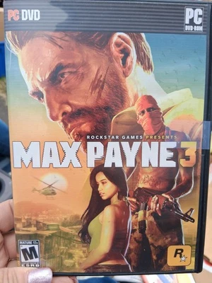Max Payne 3 PC Instrucciones 4CD Rockstar Games PC DVD ROM 100 Foto 1 de 3