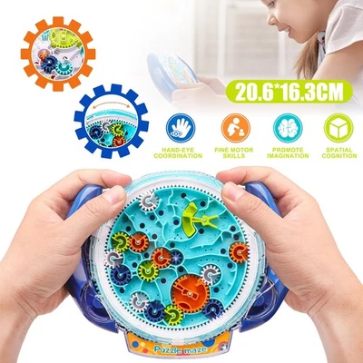 Zauberwürfel mófāng 3D Labyrinth blau Kunststoff Labyrinthbrett Spiele NEU - Bild 1 von 4