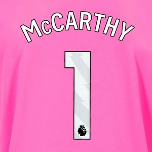 2024 2025 OFFIZIELLES SOUTHAMPTON McCARTHY 1 WEISS 3. SPIELERGRÖSSE NAME SET - Bild 1 von 1