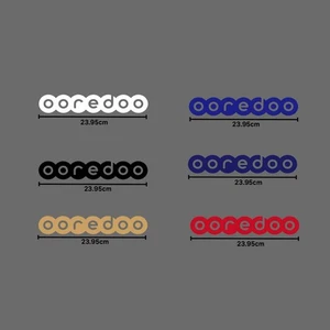 Ooredoo Sponsor Patch 23.95cm – Heat Transfer Iron-On Logo for Soccer Badge - Picture 1 of 7