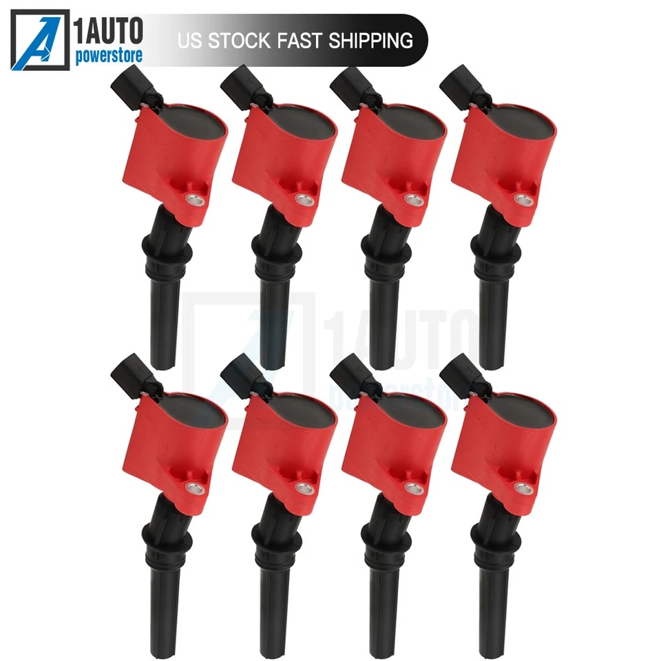 8 Pcs Ignition Coils For 1997-2019 Ford E-350 Super Duty Lincoln Mercury 6.8L - Image 1 of 4