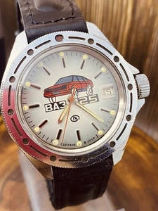 Vintage Watch VOSTOK WOSTOK KOMANDIRSKIE, SOVIET/USSR Rare Dail VAZ-25 #8209 - Picture 1 of 24