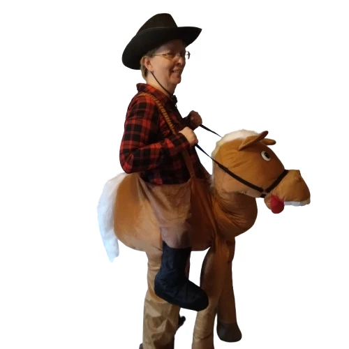 Opened Costume Ride A Horse standard western ranch cowboy stage fun parade party - Image 1 of 4