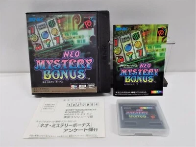 NeoGeo Pocket Color -- NEO MYSTERY BONUS -- New!! Japan. Slot Game. SNK. 23531 - Image 1 of 4