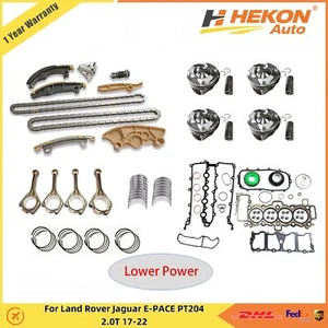 Engine Rebuild Kit & Timing Chain For Land Rover Jaguar E-PACE PT204 2.0T 17-22 - Picture 1 of 7