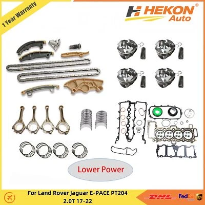 Engine Rebuild Kit & Timing Chain For Land Rover Jaguar E-PACE PT204 2.0T 17-22 - Image 1 of 4