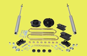 2.5"/2.5" SPACERS/2 SHOCKS LIFT KIT FITS 13-18 DODGE RAM 2500/3500 2WD 4.0" AXLE - Picture 1 of 1