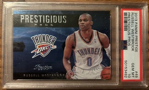 Russell Westbrook 2013 - 14 Panini Prestige Prestigious Pros PSA 10 Pop 1 MVP - Picture 1 of 3