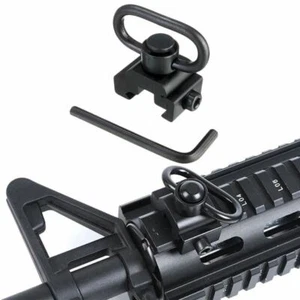 Magorui 20mm QD Sling Swivel with Picatinny Rail Mount Base Quick- Detach Rail M - Picture 1 of 7