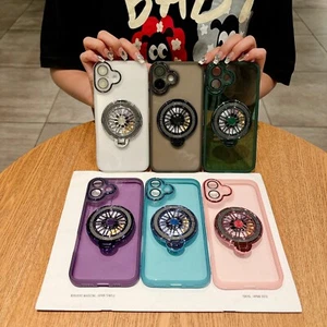 For iPhone 16 Pro Max 15 14 13 12 XR 7 New Fashion Bracket Shockproof Phone Case - Picture 1 of 20