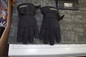 Hotfingers YOUTH L 10 12  Ski Snowboard Winter Snow Fingers Gloves Kids Black - Picture 1 of 8