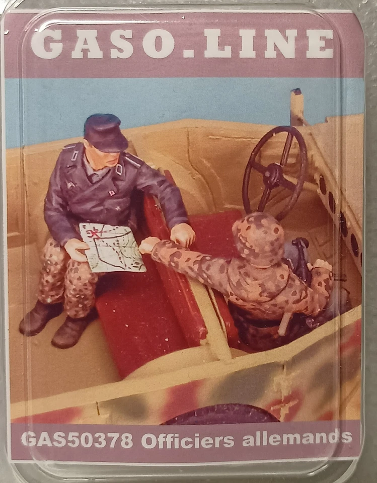 MODELLISMO- German Officers - GASO_LINE 1/48 scale - Immagine 1 di 1