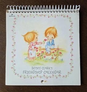 Vintage Hallmark 1996 FRIENDSHIP CALENDAR Betsey Clark Postcard Calendar RARE - Picture 1 of 3