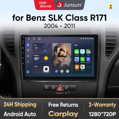 32G Für Mercedes-Benz SLK Class R171 2004-2011 Autoradio Android13 RDS GPS Navi - Bild 1 von 4