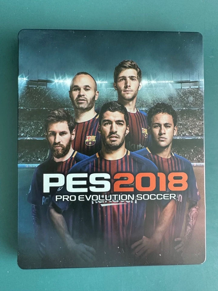 ps4 PES 2018 Steelbook Edition Pro Evolution Soccer Game REGION FREE - Image 1 of 3