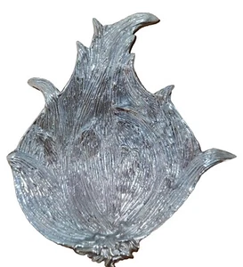 Mariposa Recycled Aluminum Spoon Rest Dish Onion Scallion Bulb Figural Mexico - Picture 1 of 9