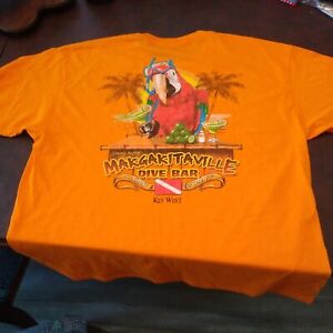 Margaritaville Dive Bar Mens T-Shirt XL Size Large Key West Certified Instructor