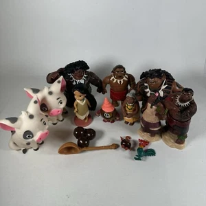 Disney Moana Figuren Figuren Spielzeug Konvolut 13 Teile - Bild 1 von 12