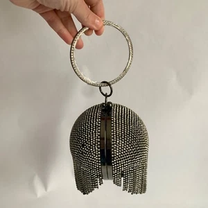 Bolso clutch Badgley Mischka bola estrás - negro - Imagen 1 de 8