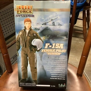 Elite Force F-15A Female Pilot Burner Action Figure 21023 - BBI Blue Box 1/6 - Picture 1 of 6