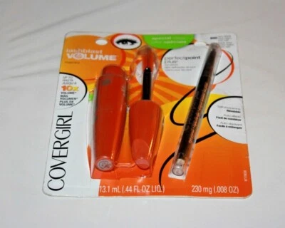 Máscara de pestañas CoverGirl Lashblast Volume muy negra + lápiz de ojos punto perfecto ónix Foto 1 de 2