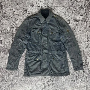 Belstaff Gold Label Jacket Cotton Logo Blue Size - S - Picture 1 of 21