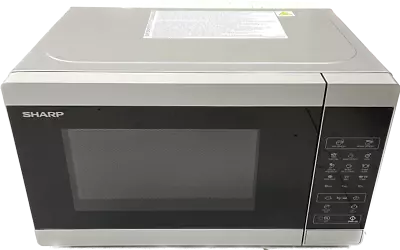 Sharp YC-MG02E-S 20 Liter 800 W Kombi-Mikrowelle silber - Bild 1 von 3