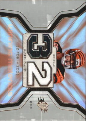A8818- 2007 SPx Winning Materials Stat #WMSCP Carson Palmer Jersey - NM-MT - Image 1 of 2
