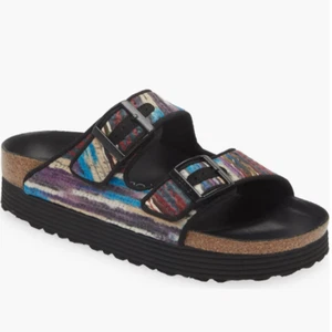 NIB Papillio by Birkenstock Arizona Platform Slide Sandal 40 EU / US 9-9.5 - Picture 1 of 6