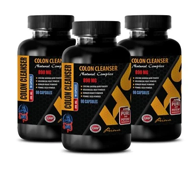 detox body cleanse - COLON CLEANSER - super colon cleanse powder - 3 Bottles - Image 1 of 4